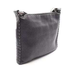 Fendi Selleria Leather Bag Shoulder Black